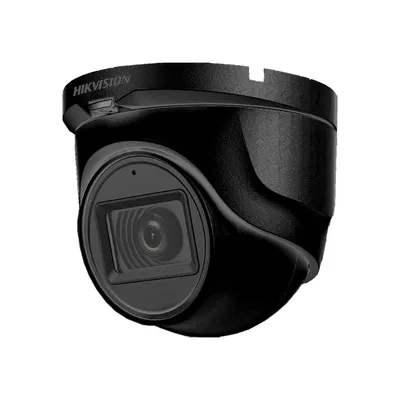 HIKVISION DS-2CE76H0T-ITMFS (BLACK) (2.8) HD камера 5мп з мікрофоном