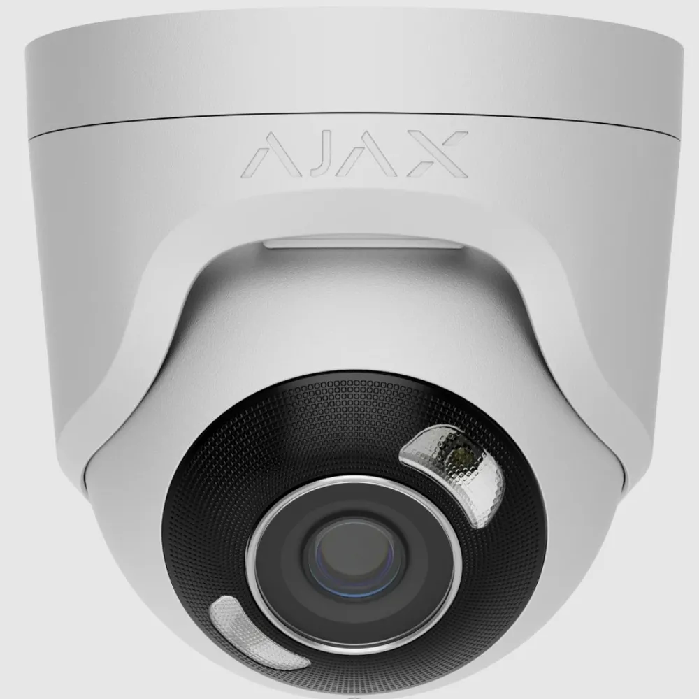 AJAX TURRETCAM HL 8 МП / 4 ММ / БІЛА IP AI смарт камера 8мп 
