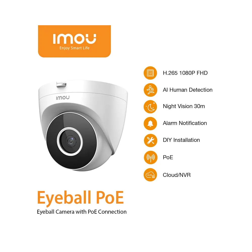 IMOU IPC-T22AP (2.8) IP камера 2мп 1080p  - фото 2