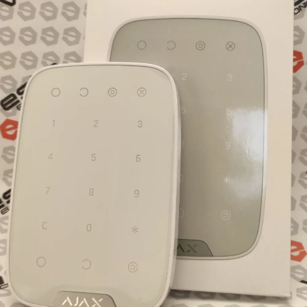 AJAX KEYPAD (WHITE) Клавіатура для охоронних систем 