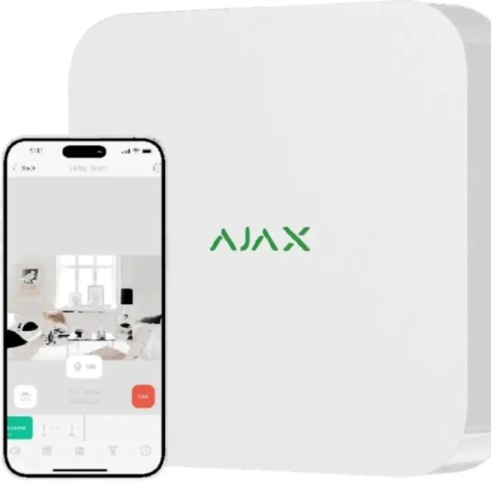 AJAX NVR 16CH ASP БІЛИЙ Реєстратор IP мережевий 