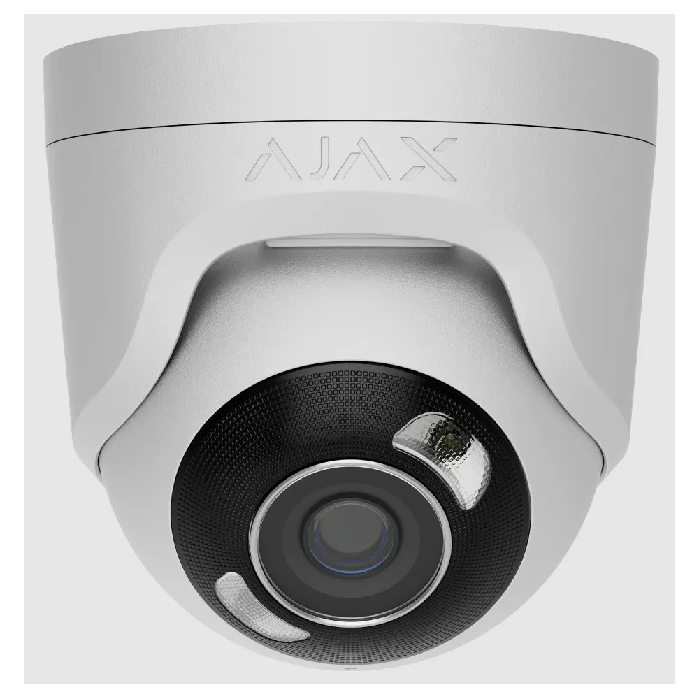 AJAX TURRETCAM HL 8 МП / 2,8 ММ / БІЛА IP AI смарт камера 8мп 