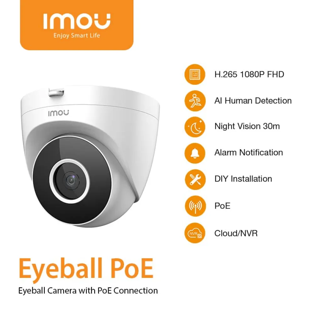 IMOU IPC-T22AP (2.8) IP камера 2мп 1080p  - фото 2