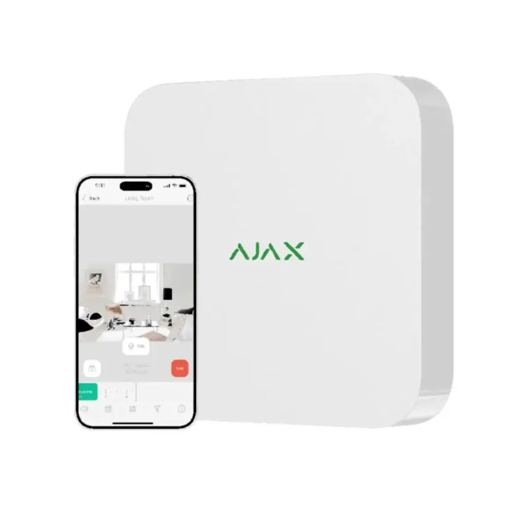 AJAX NVR 16CH ASP БІЛИЙ Реєстратор IP мережевий 