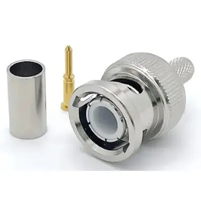 VE BNC-ТАТО (MALE) КОНЕКТОР ПІД RG-58 КАБЕЛЬ ПІД ОБЖИМ Конектор