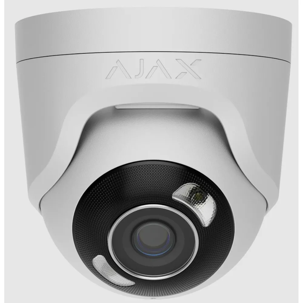 AJAX TURRETCAM HL 8 МП / 4 ММ / БІЛА IP AI смарт камера 8мп 