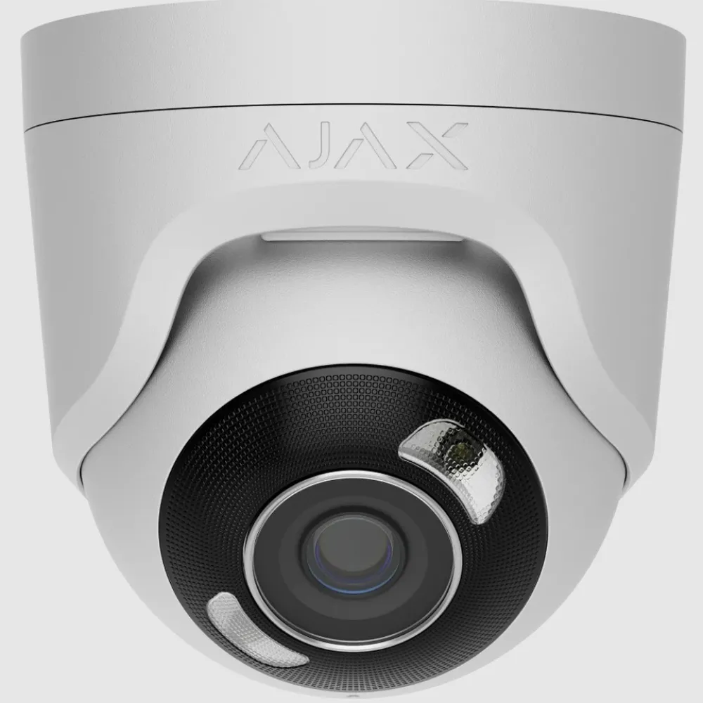 AJAX TURRETCAM HL 8 МП / 2,8 ММ / БІЛА IP AI смарт камера 8мп 